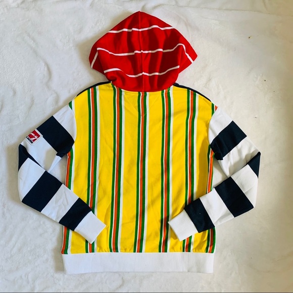 Tommy Hilfiger Hoodie Sweatshirt Women Stripe New - Picture 3 of 8